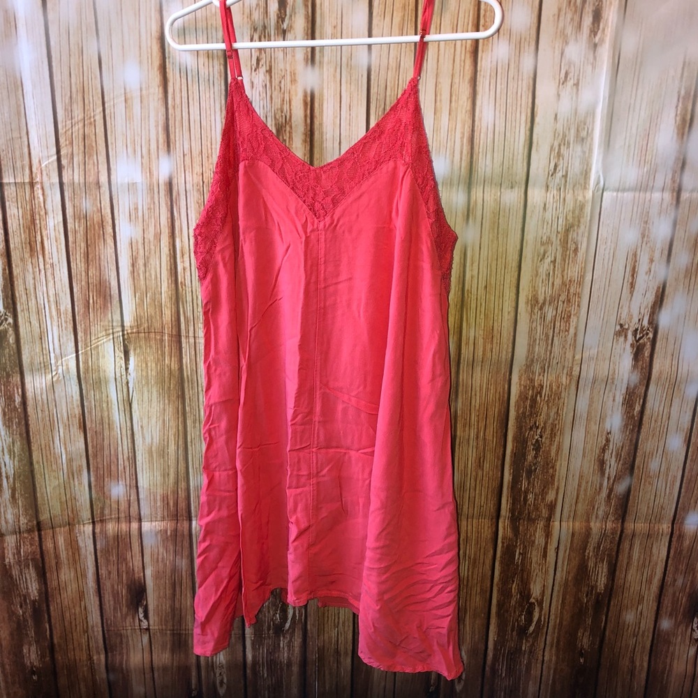 Coral Mini Dress/Tunic, SZ L